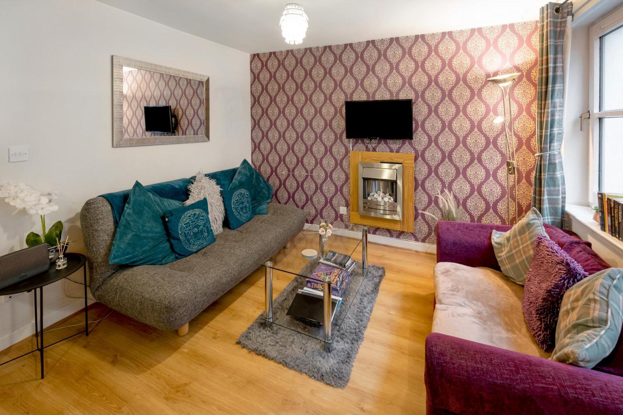 Charming 1Br Apartment Close To Centre With Free Parking オーバン エクステリア 写真